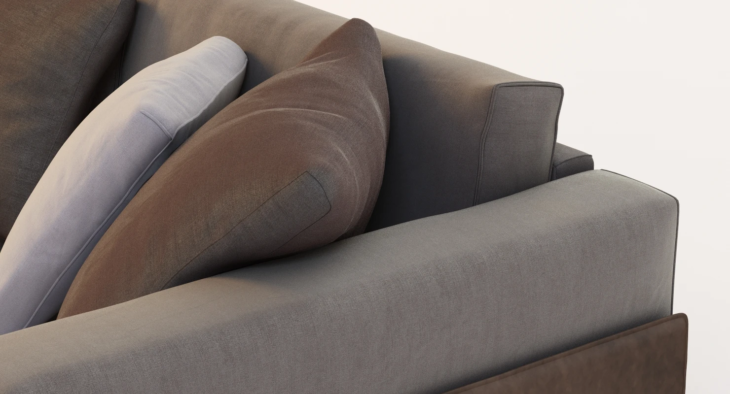 Roche Bobois Focus 5 Seat Sofa 3D Model_05