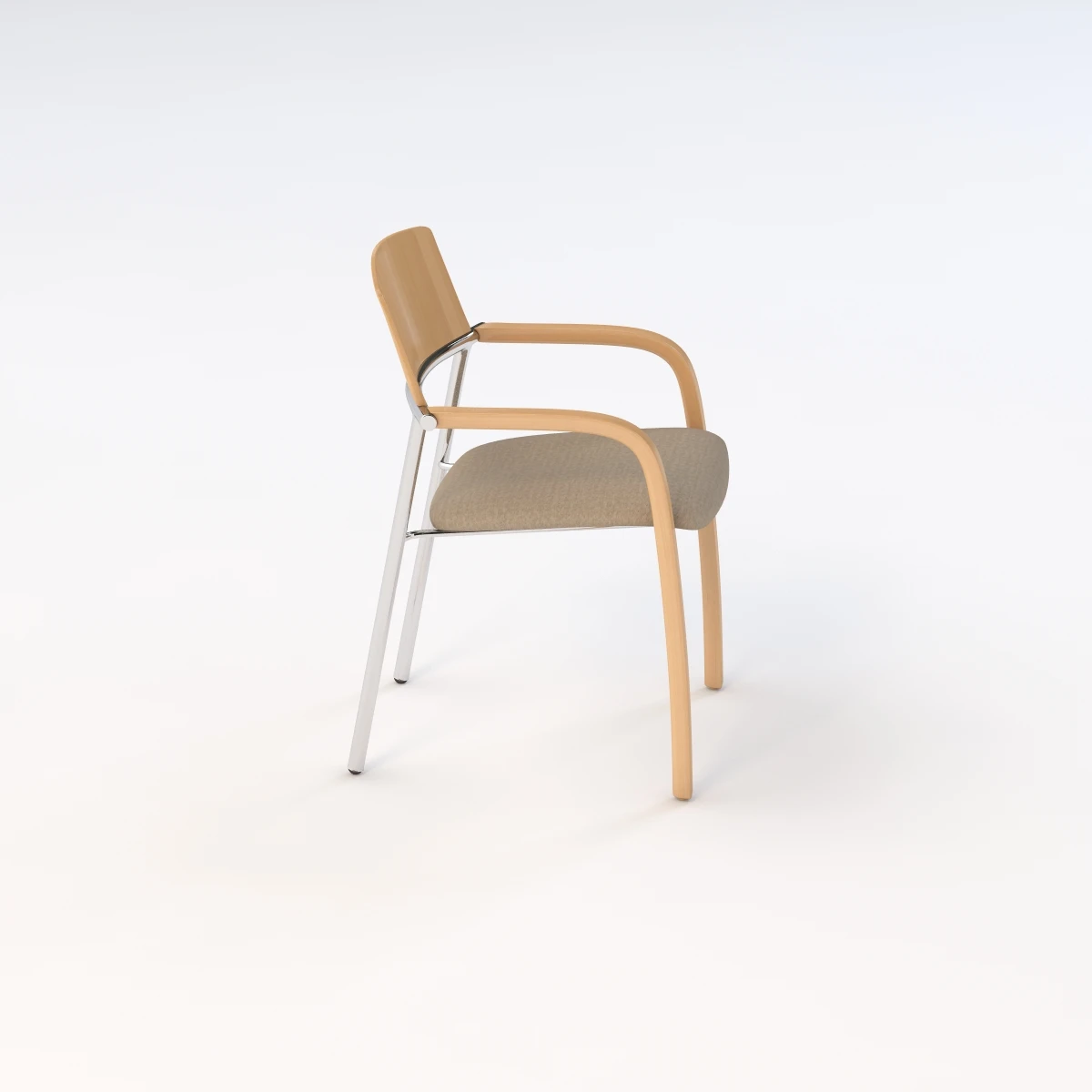 Romeo Juliet Stack Armchair 3D Model_06