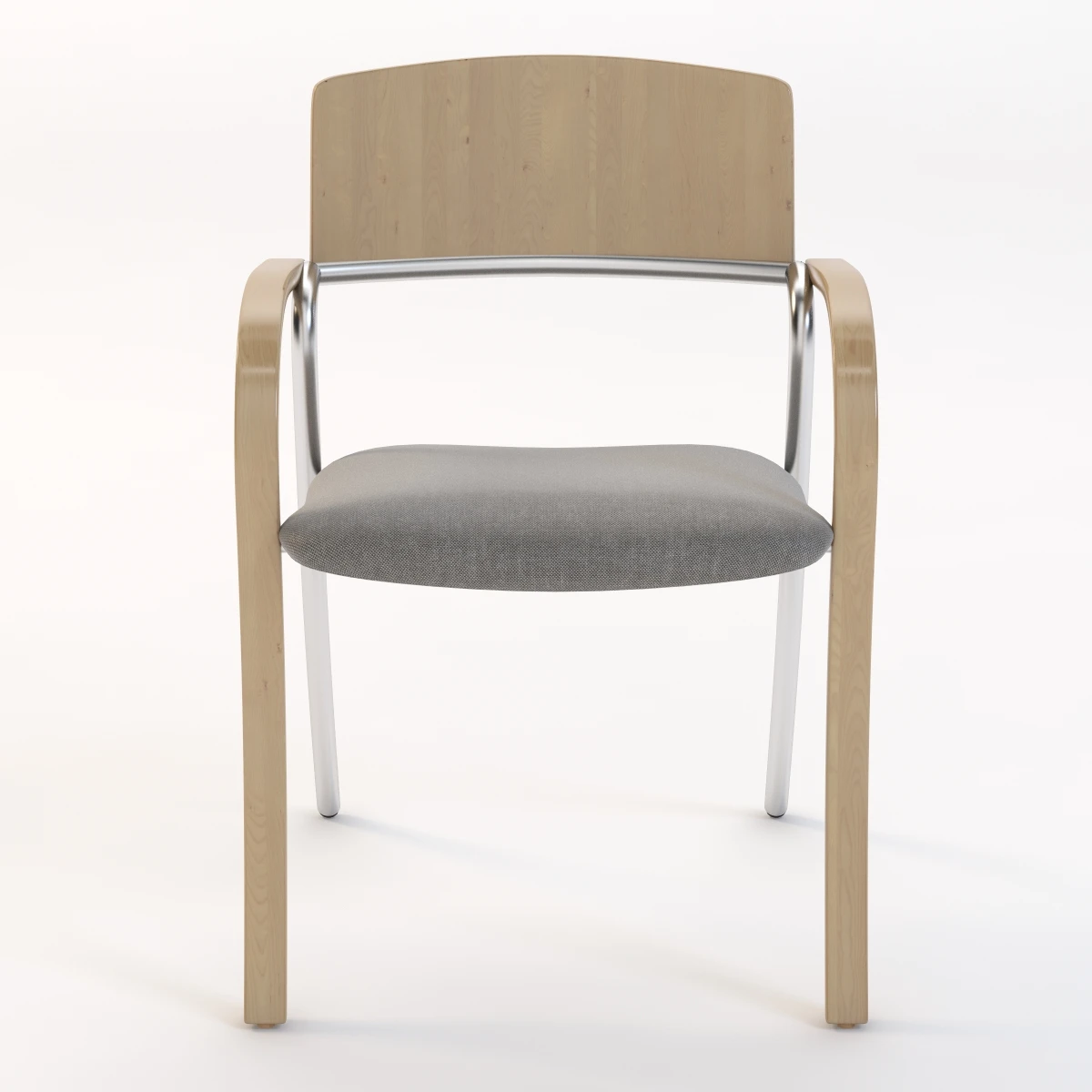 Romeo Juliet Stack Bent Armchair 3D Model_04