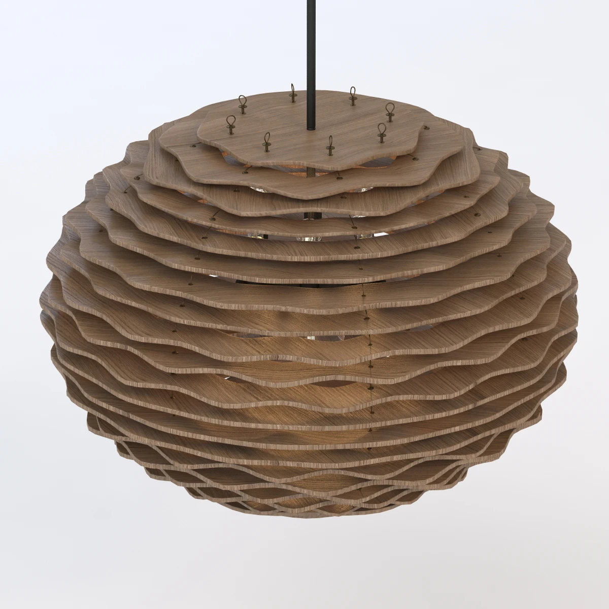 Rook Large Pendant 3D Model_04