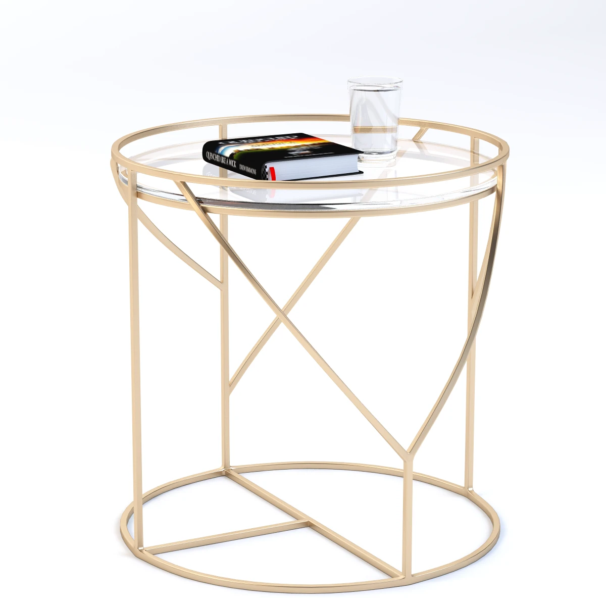 Rourke Side Table 3D Model_01