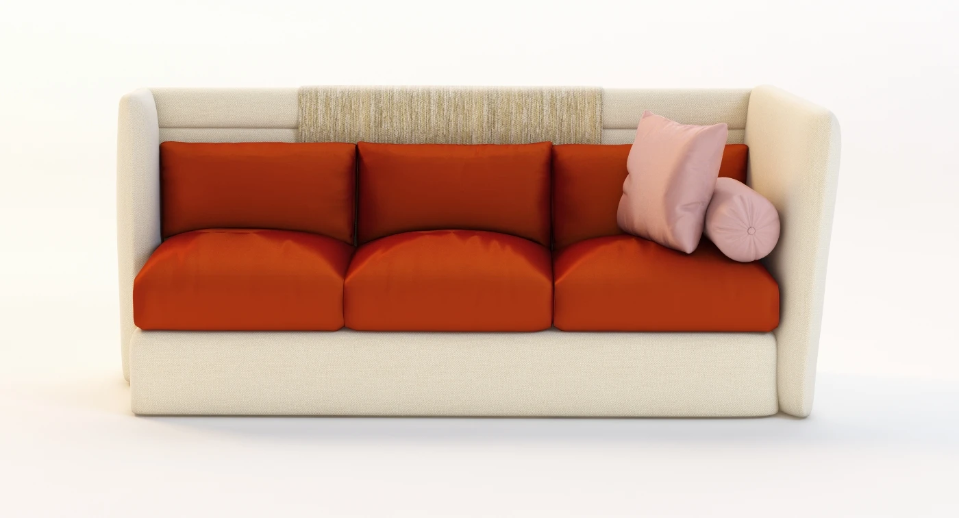 Saladino Style Tuscan Sofa 3D Model_01