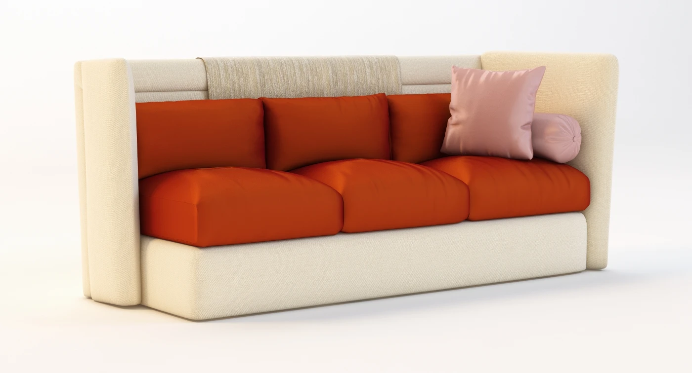Saladino Style Tuscan Sofa 3D Model_08