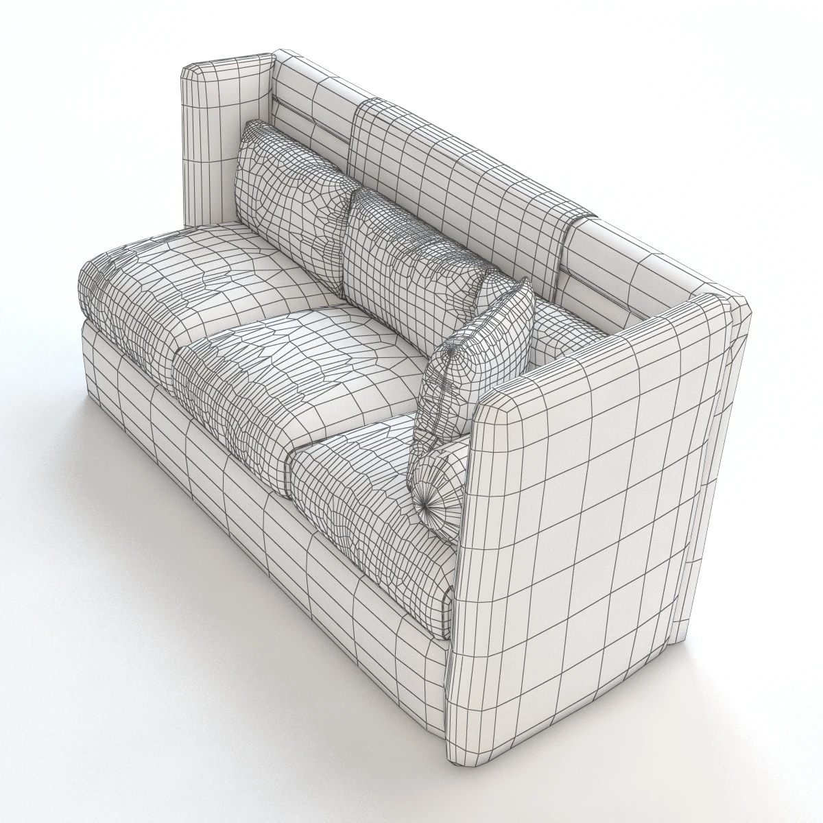 Saladino Style Tuscan Sofa 3D Model_010
