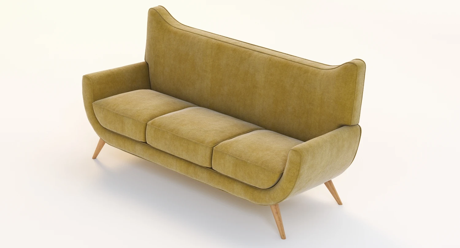 Salon Ambassador Couch By Jean Royere 3D Model_05