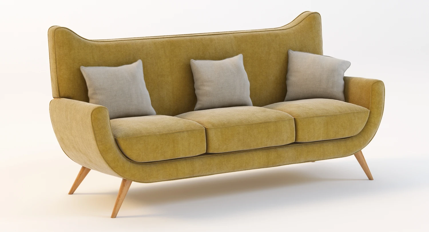 Salon Ambassador Couch By Jean Royere 3D Model_01