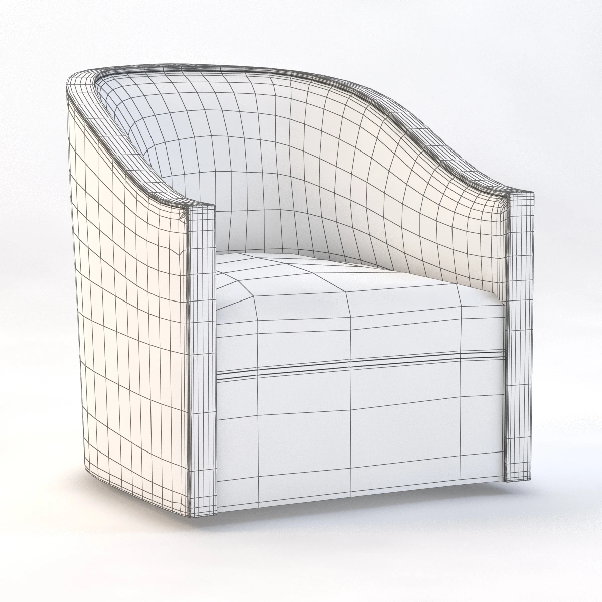 Salon Chair Randolph And Hein 3D Model_09