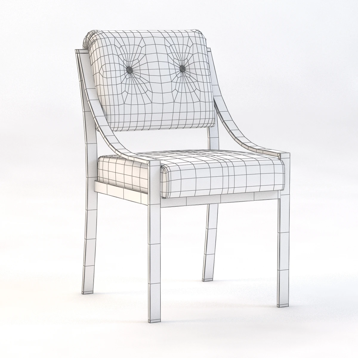 Savoy Dining Chair 3D Model_09