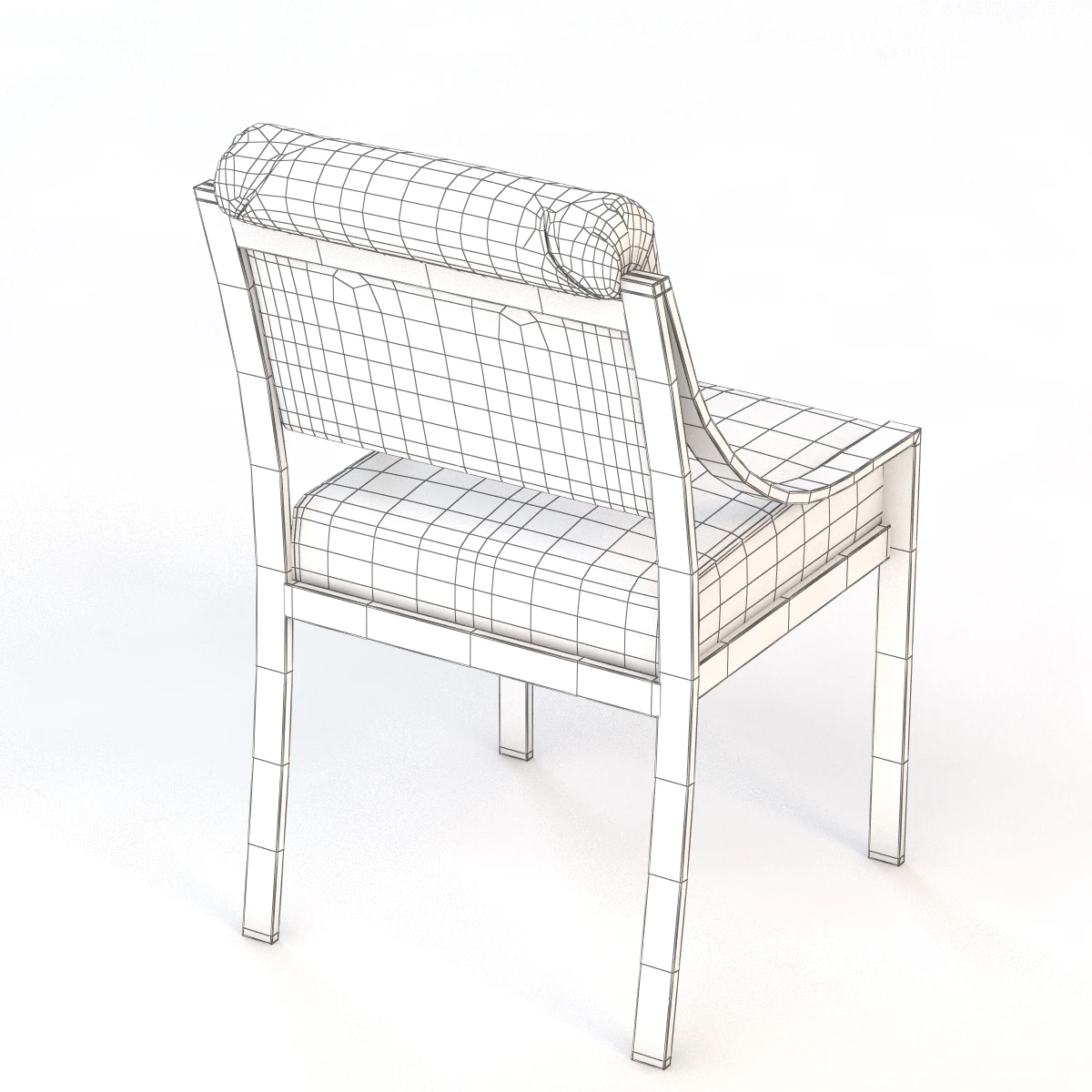 Savoy Dining Chair 3D Model_010