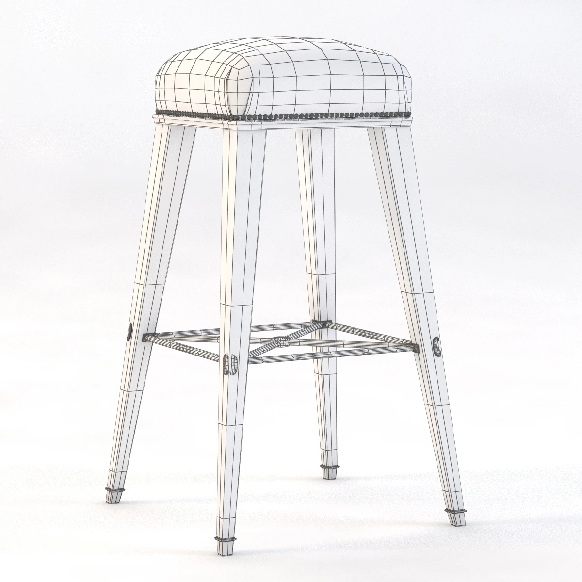 Detail Jacob Counter Stool 3D Model_09