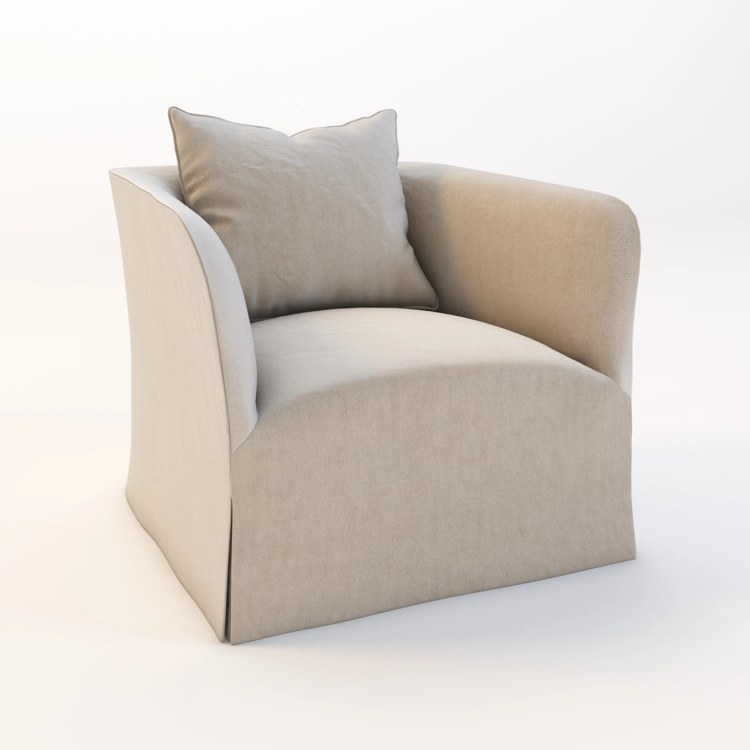 Castellammare Chair And Sofa Set 3D Model_01