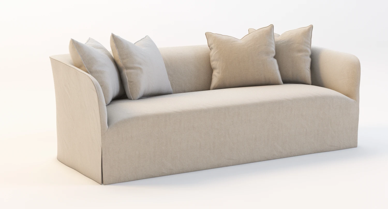 Castellammare Chair And Sofa Set 3D Model_011