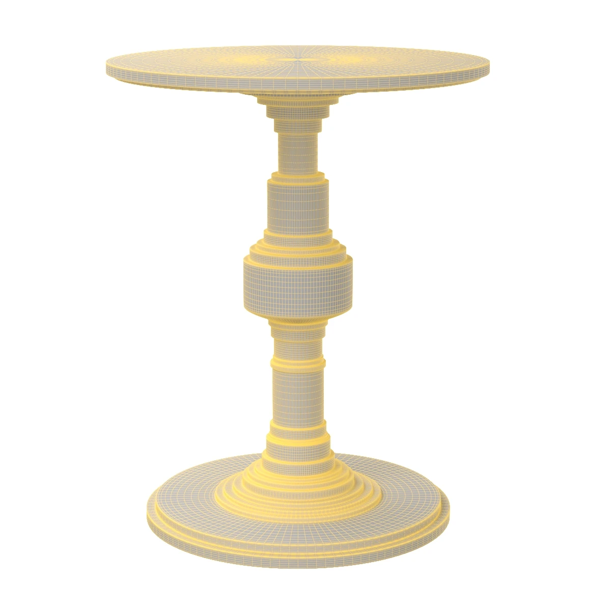 Apollo Side Table Pale 3D Model_07