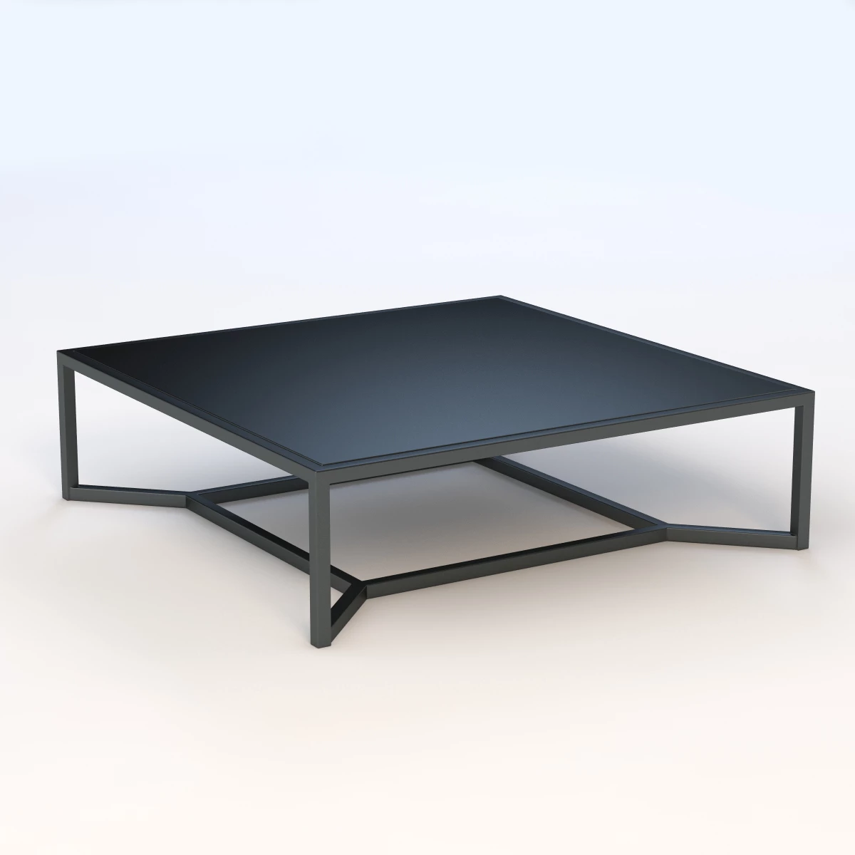 Bloc 4881 Low Coffee Table by Gloster 3D Model_03