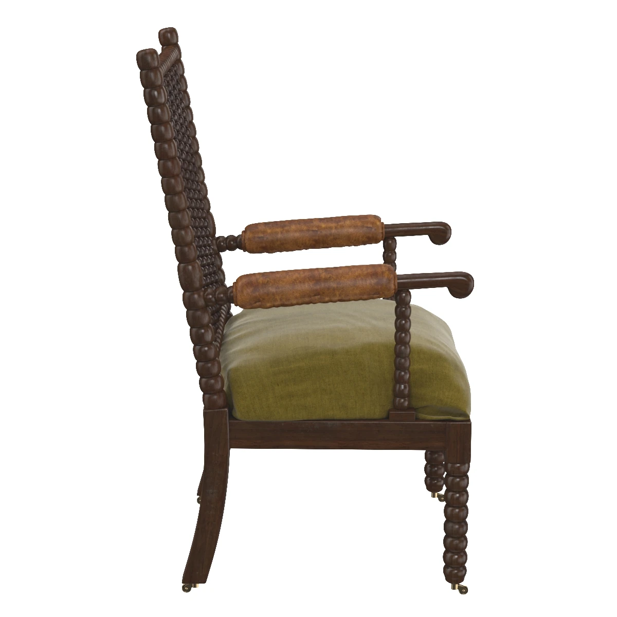 Bobbin Turned Armchair England circa 1870 3D Model_04