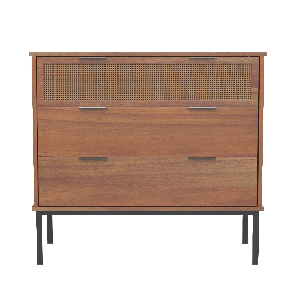 Cani Rattan Chest 3 Drawers 3D Model_06