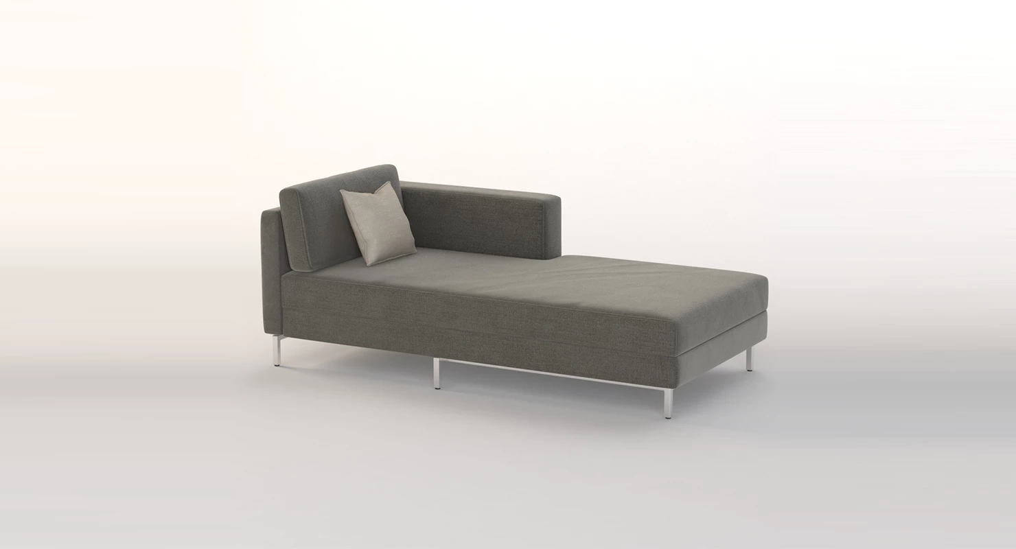 Davenport Bi Sectional Chaise Daybed 3D Model_03
