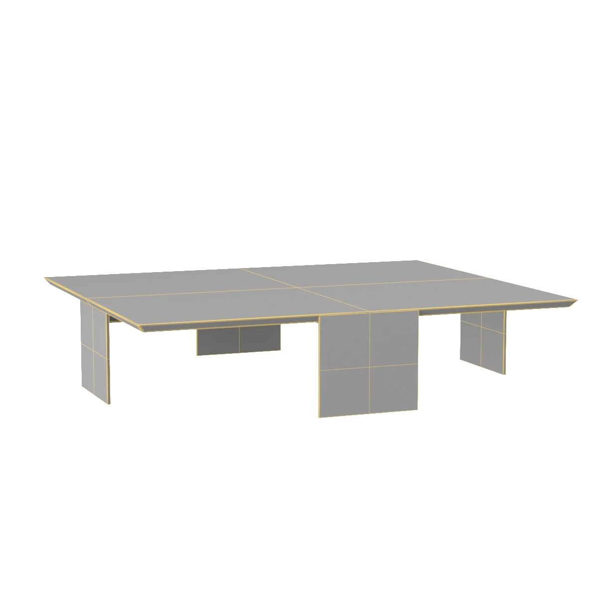 Fin Cocktail Table 3D Model_07