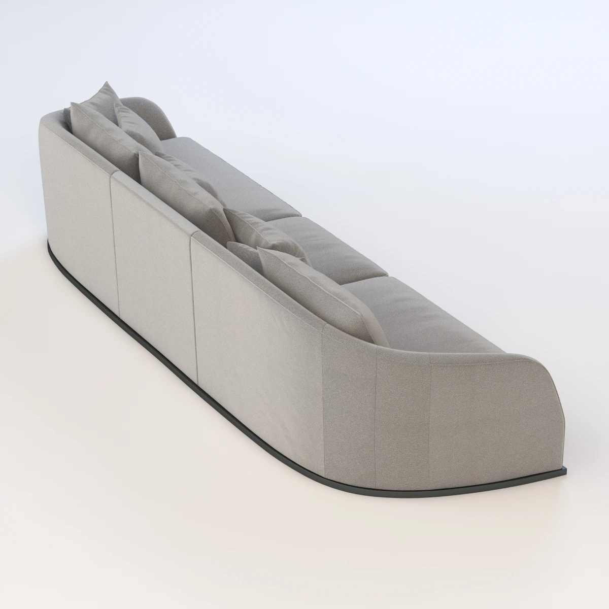 Flexform Alfred Divano Lineare 3 Seater 3D Model_07