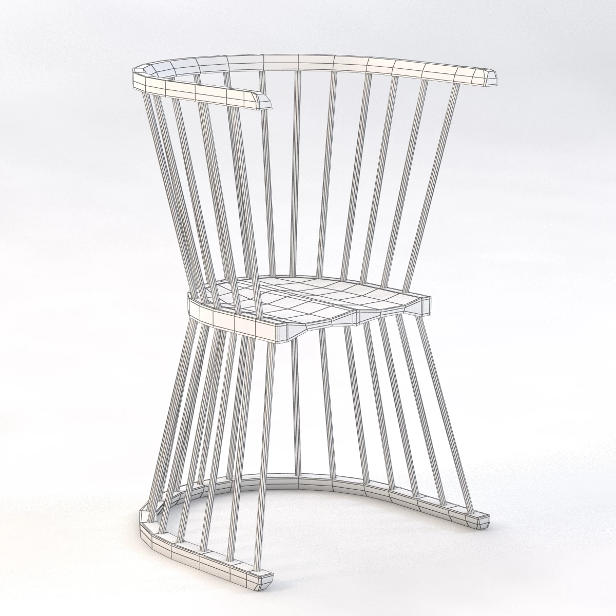 Flip Garden Chair 3D Model_09