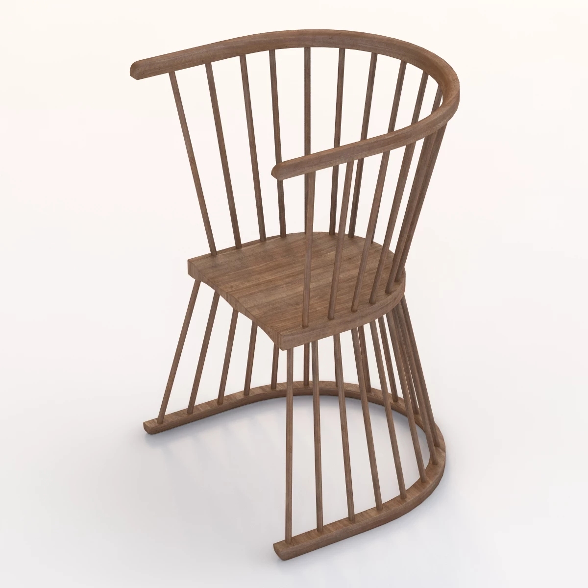 Flip Garden Chair 3D Model_06