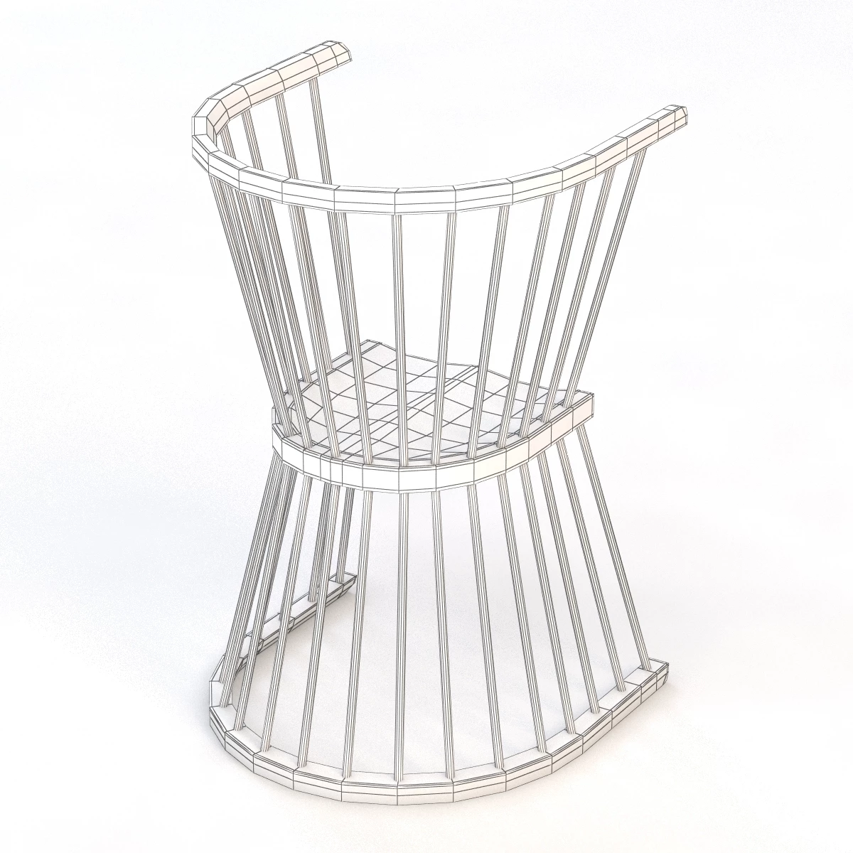Flip Garden Chair 3D Model_010