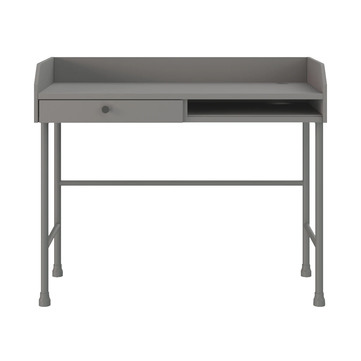 Ikea Hauga Desk Gray 3D Model_06