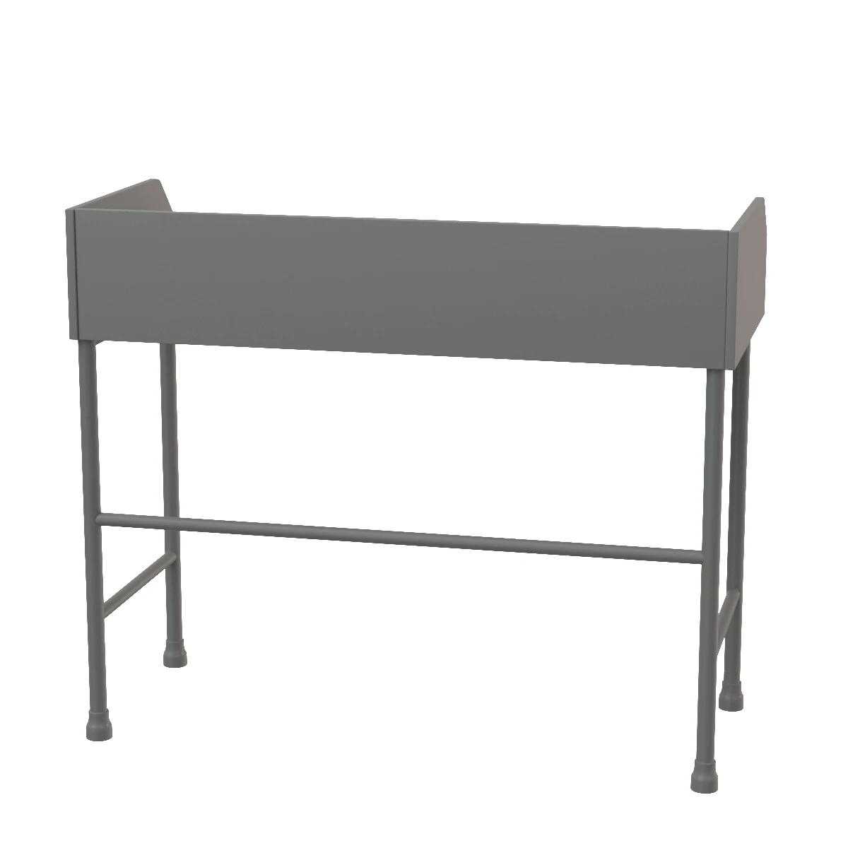 Ikea Hauga Desk Gray 3D Model_04