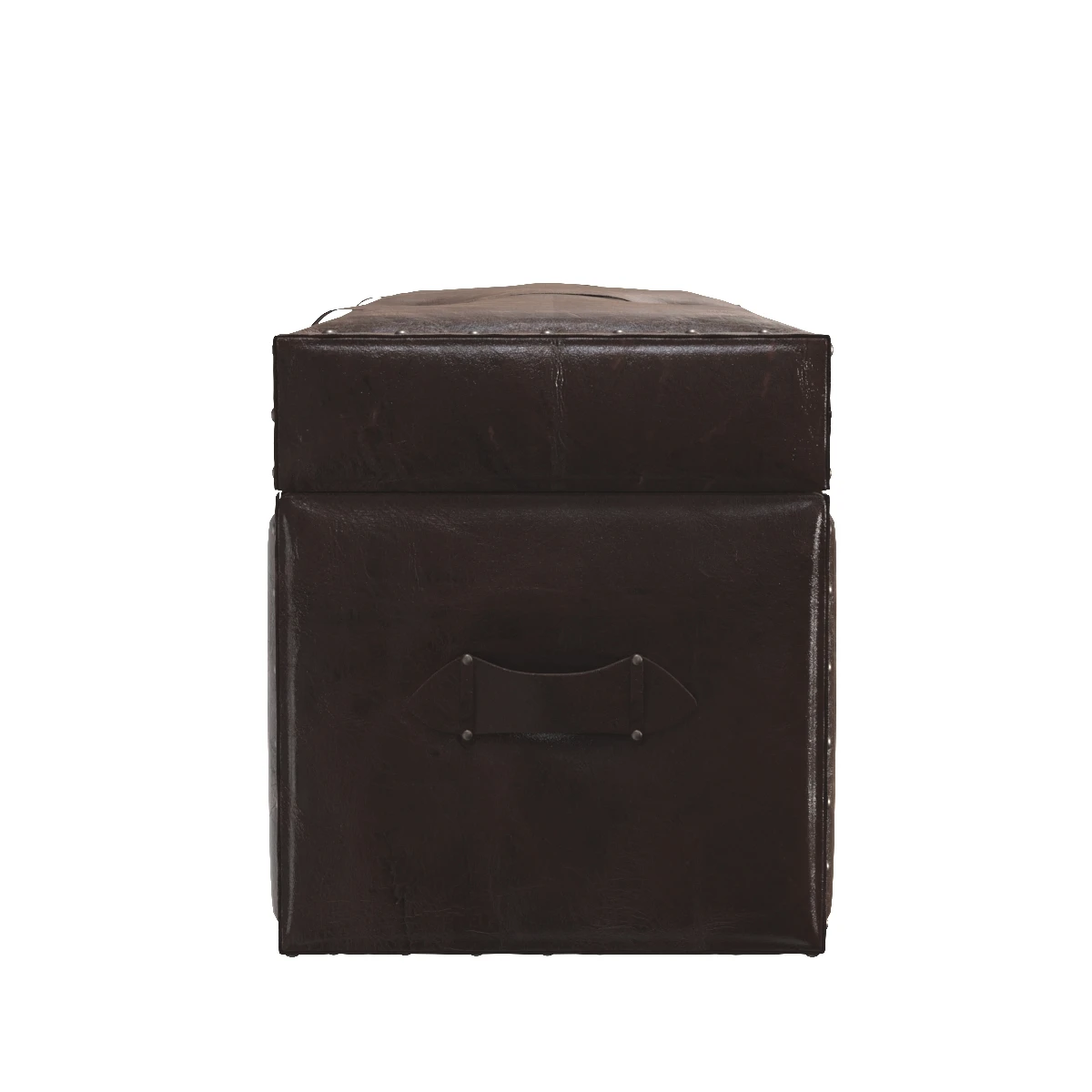 Laramie Trunk Leather Storage Bench 3D Model_03