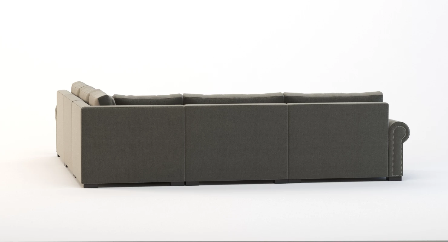 Lebanon Modular Sectional Corner Sofa Five Seater 3D Model_05