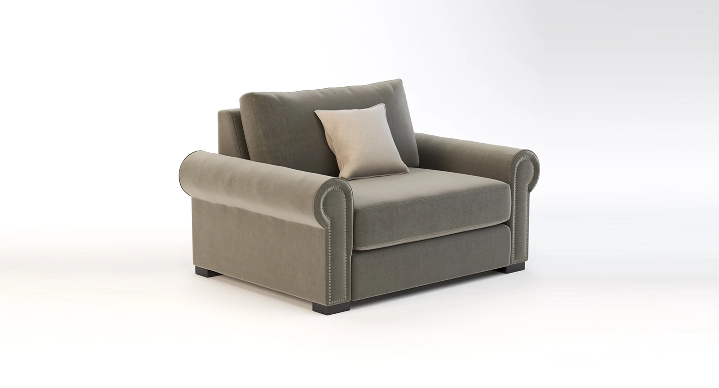 Lebanon Modular Sectional Sofa Lounge Chair 3D Model_01