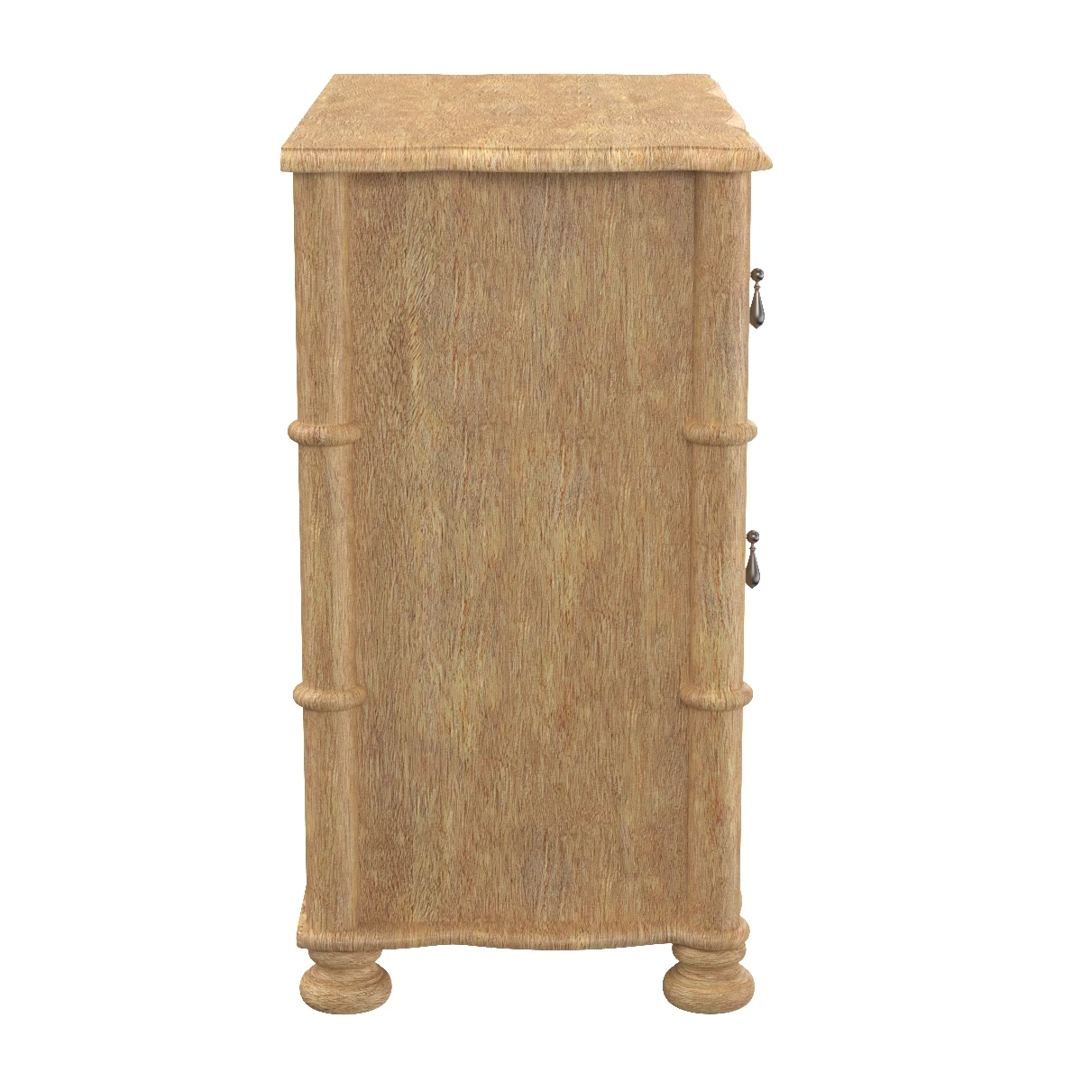 Serpentine 2 Drawer Side Table 3D Model_04