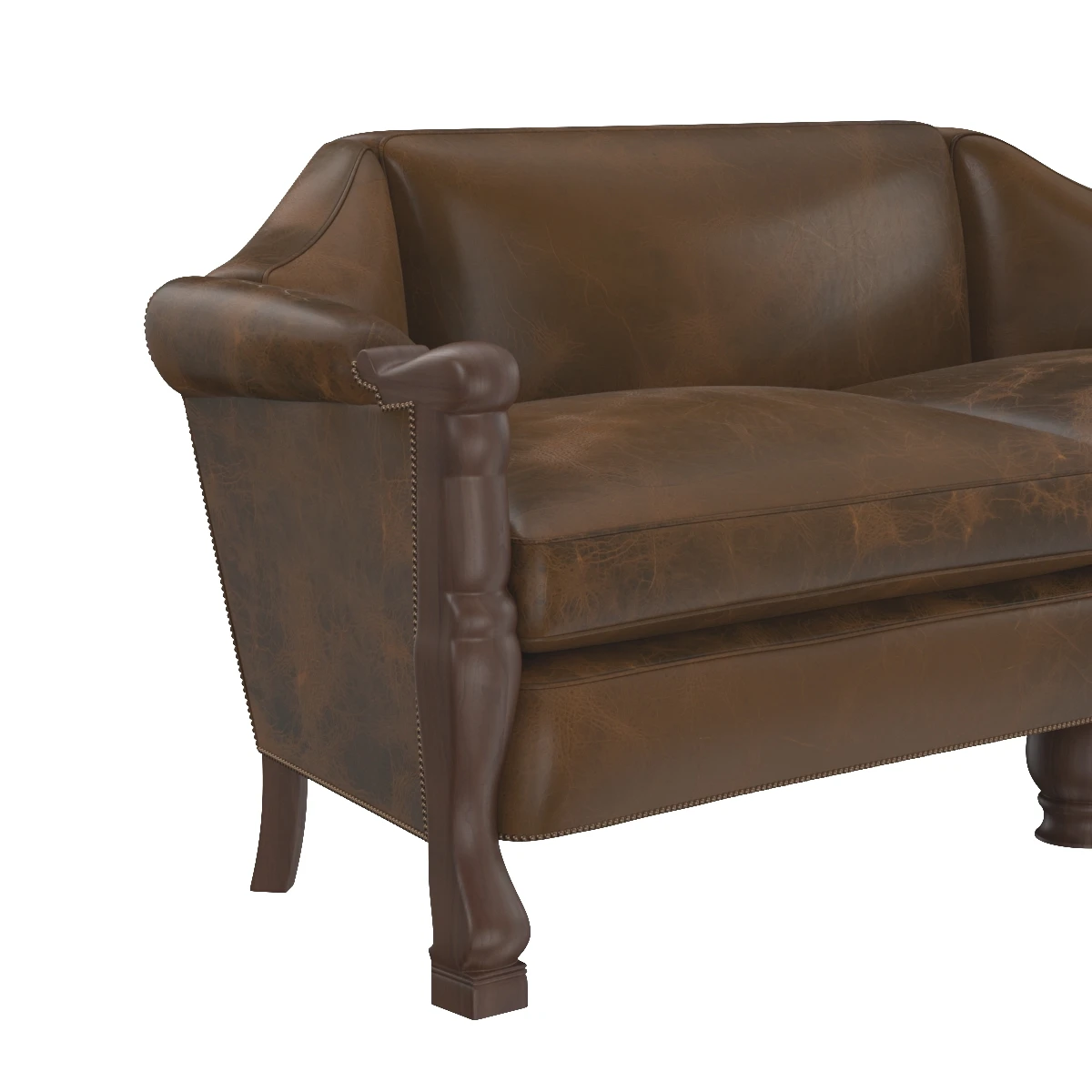 Sublime Fully Restored Regency 1810 Sofa 3D Model_05