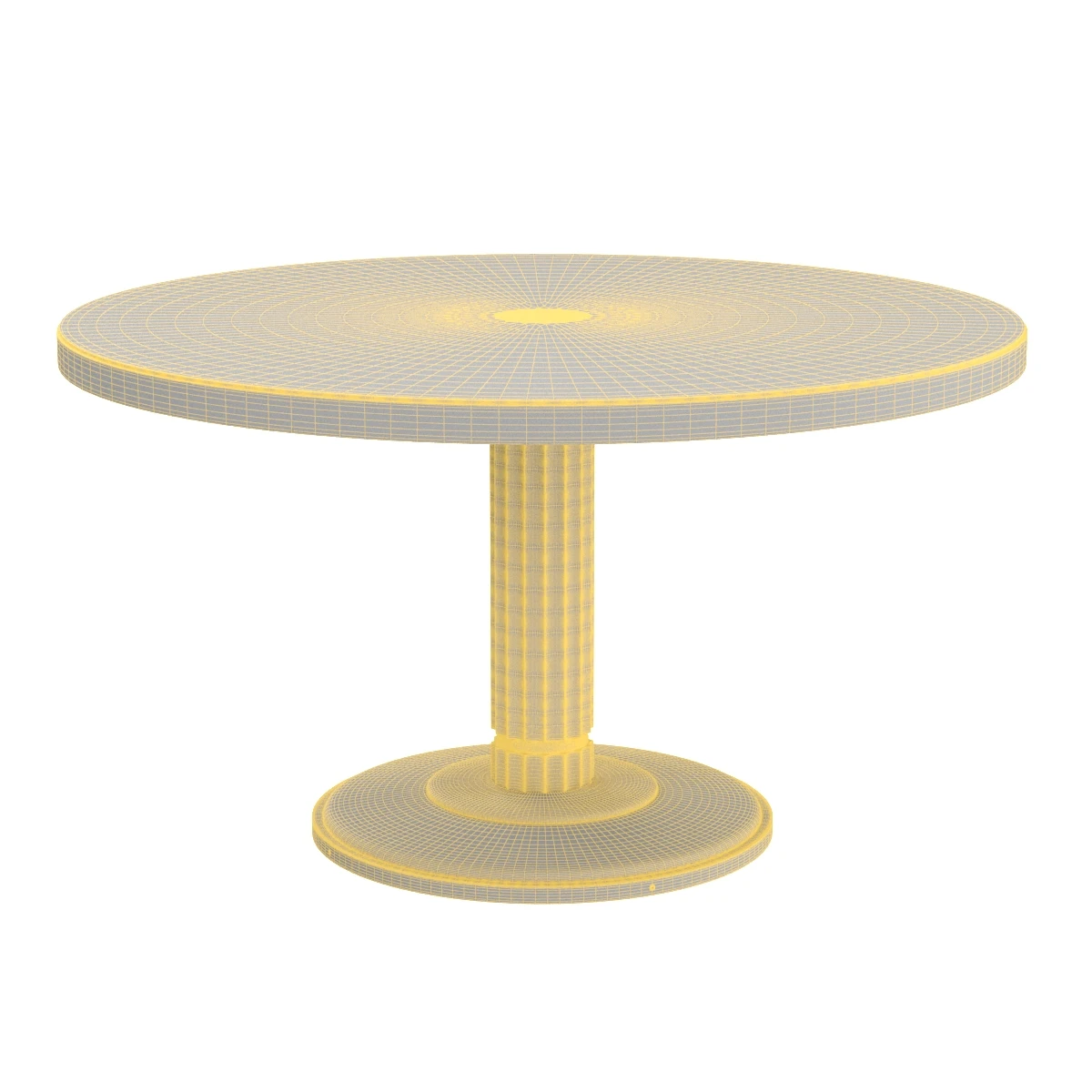 TH Robsjohn Gibbings Occasional or Center Table for Baker 3D Model_07