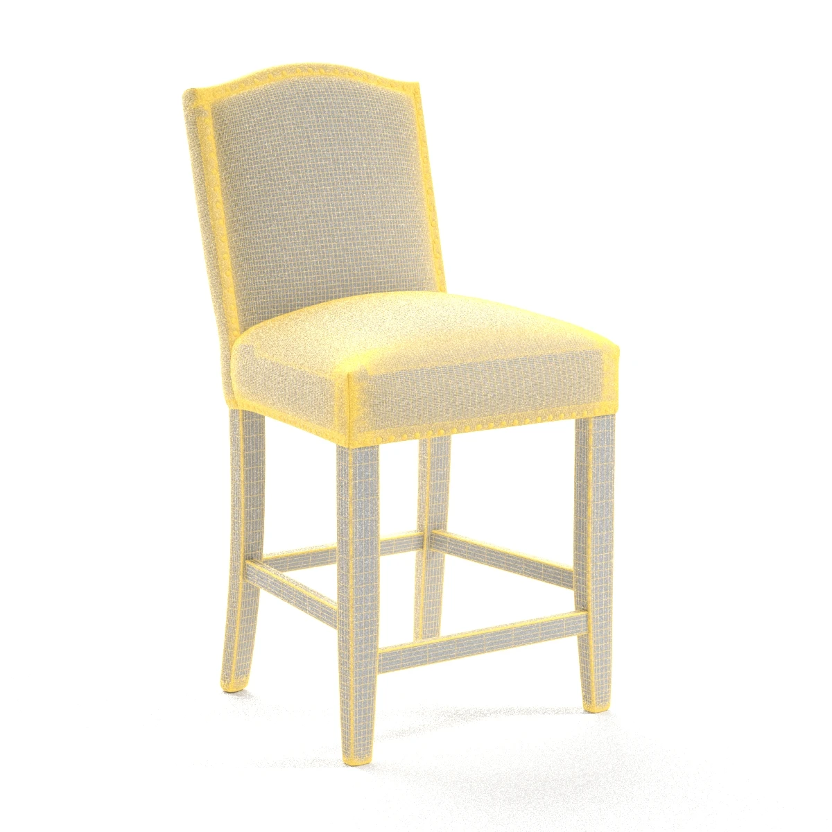 Vanderbilt Barstool 3D Model_07