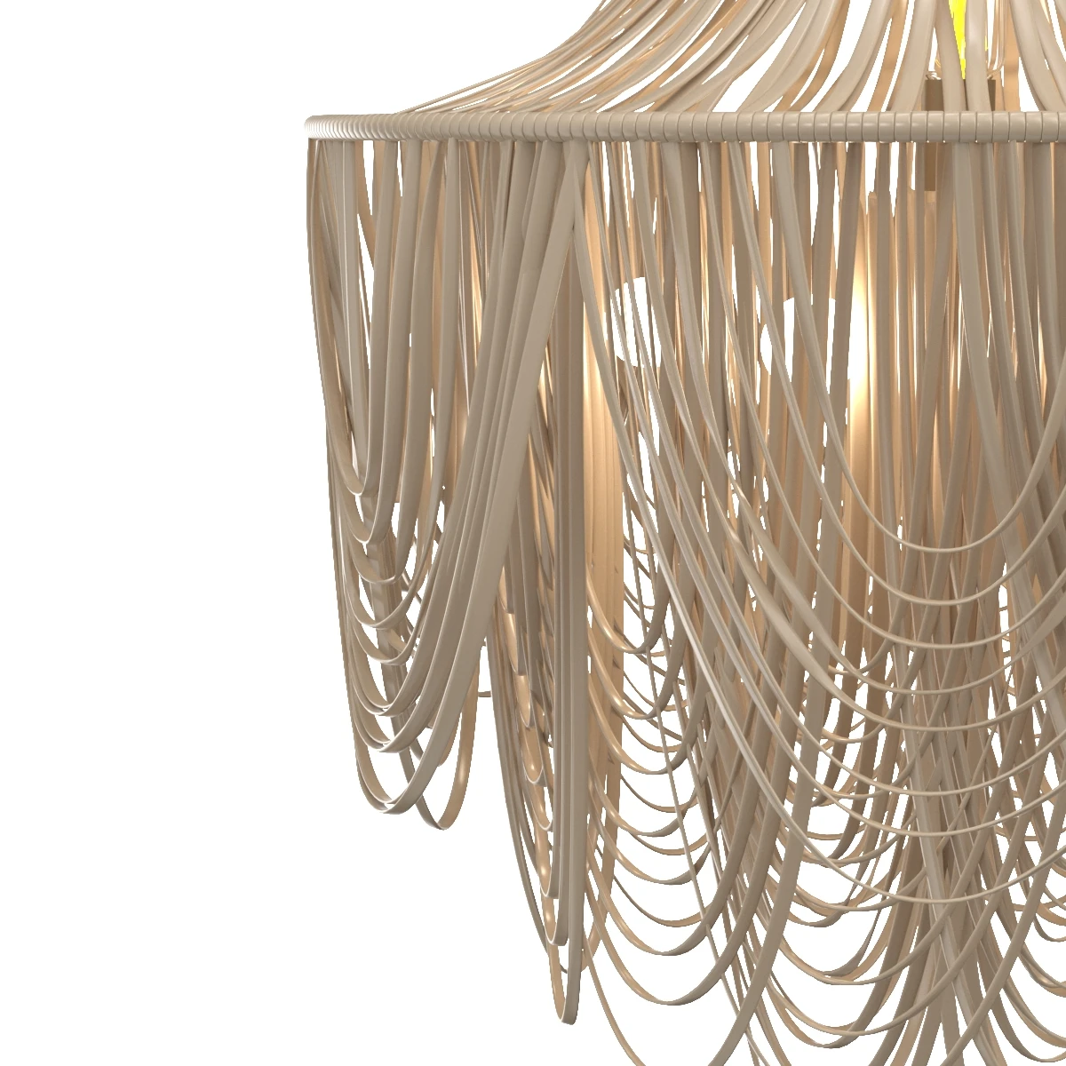 Whisper Chandelier Cream Stone Leather 3D Model_05