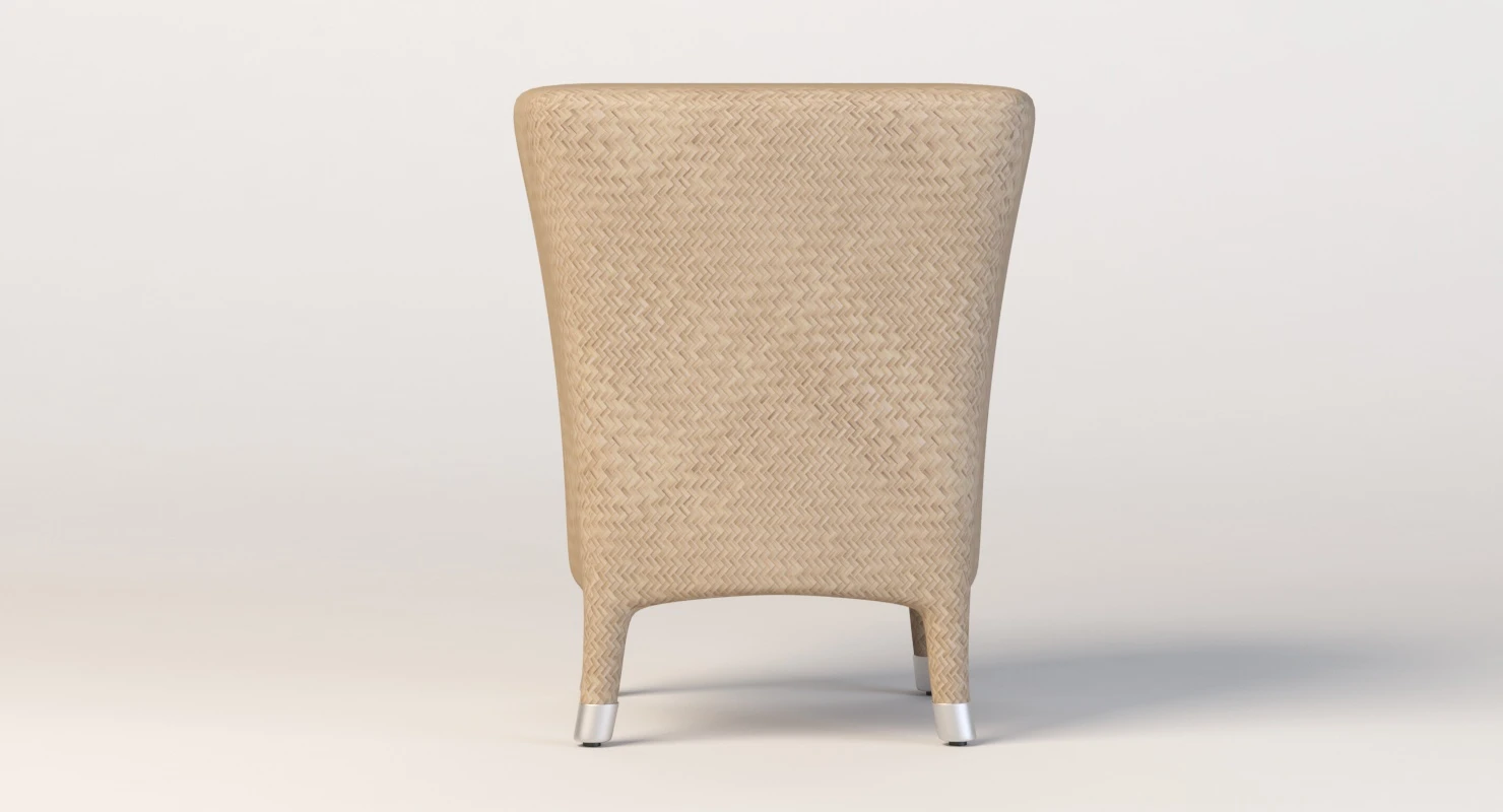 Amari Traditional Outdoor Rattan Side Table By Janice Feldman 3D Model_07