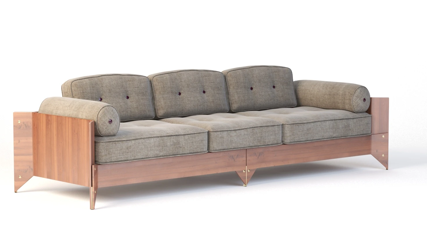 Brasiliana Sofa By Jorge Zalszupin 3D Model_04