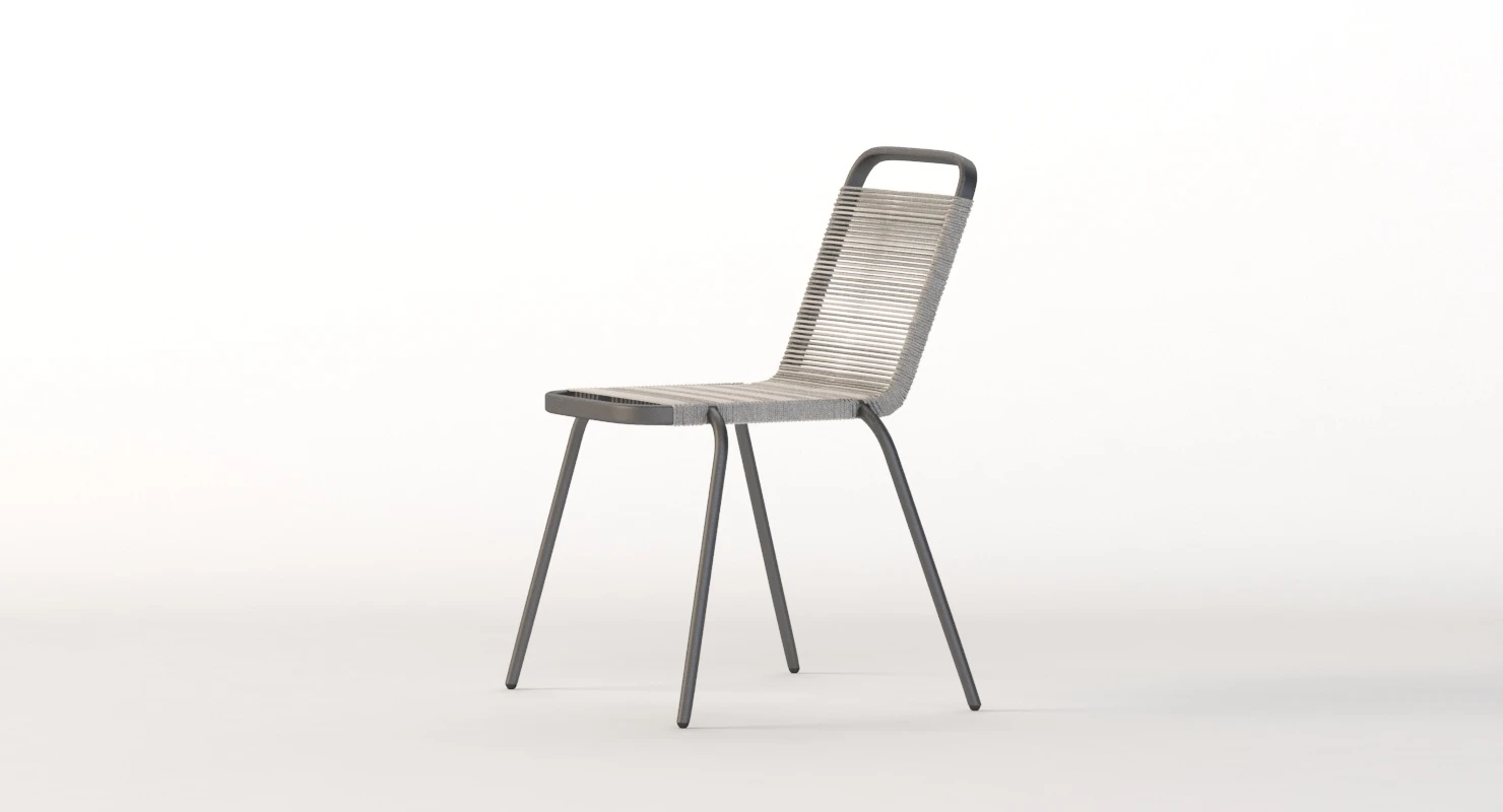 Cole Italia Badmington Rope Chair by Bellavista And Piccini 3D Model_07