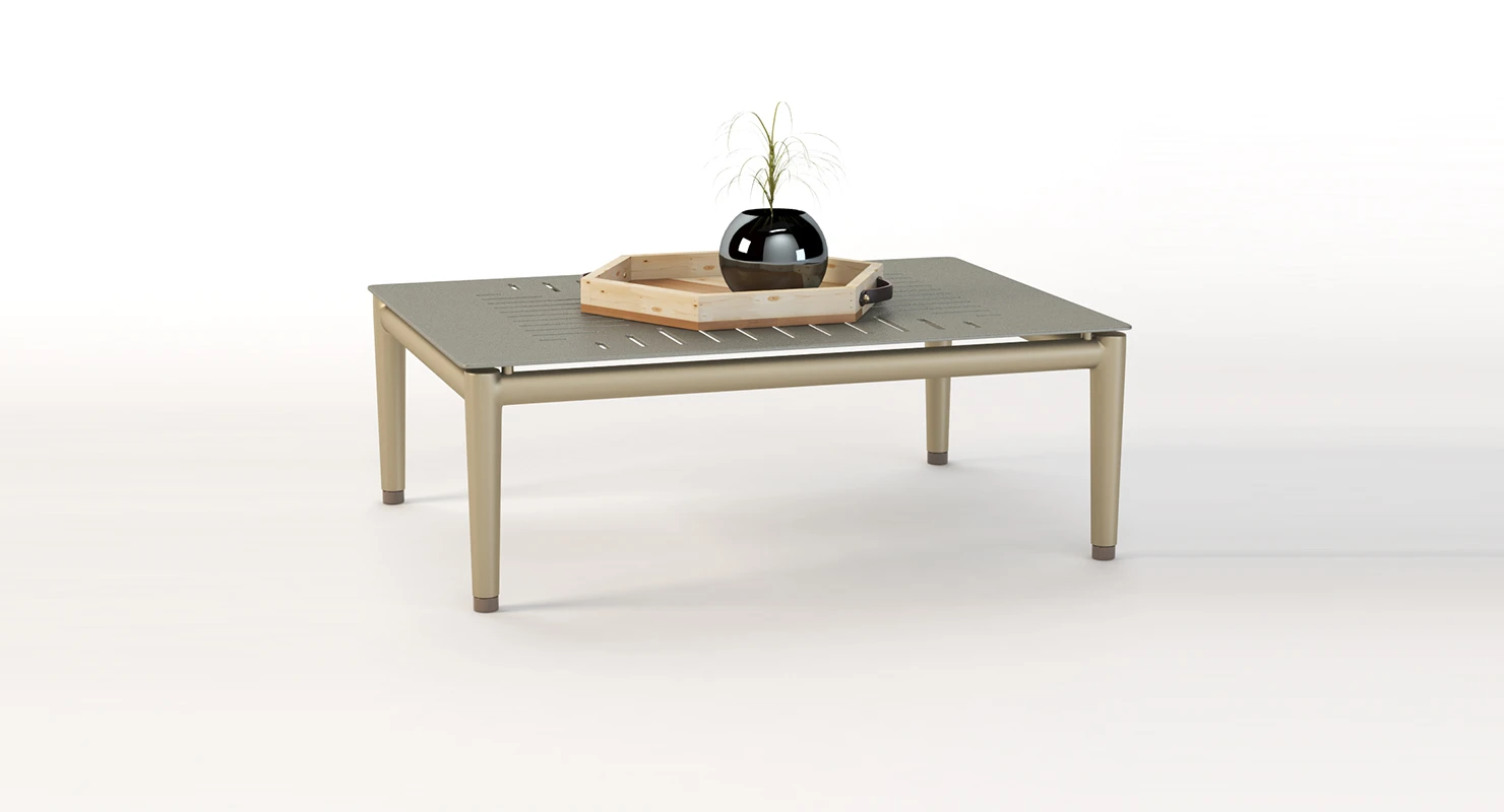 Conic Coffee Table with Centerpiece 3D Model_01