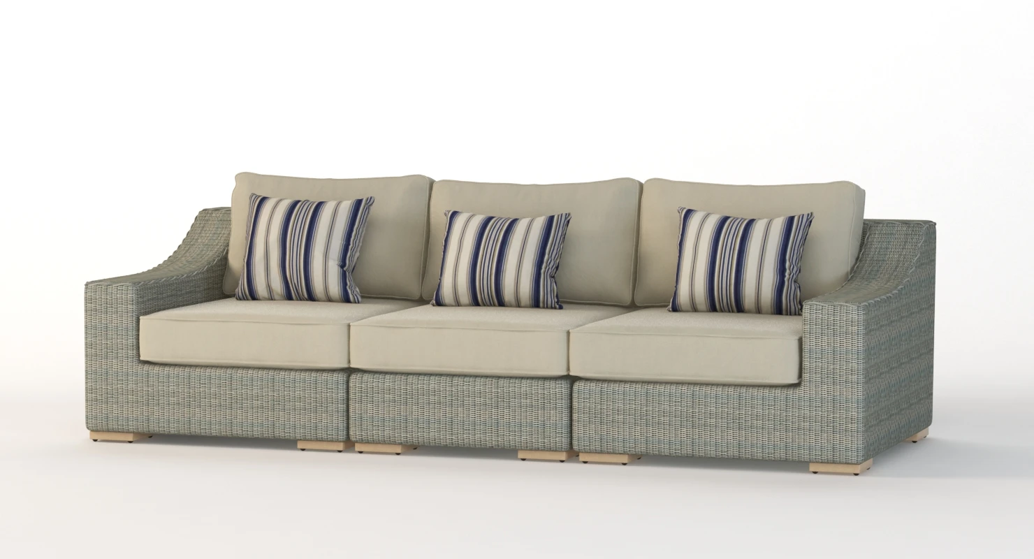 Corsica Outdoor Sofa By Madbury Road 3D Model_09