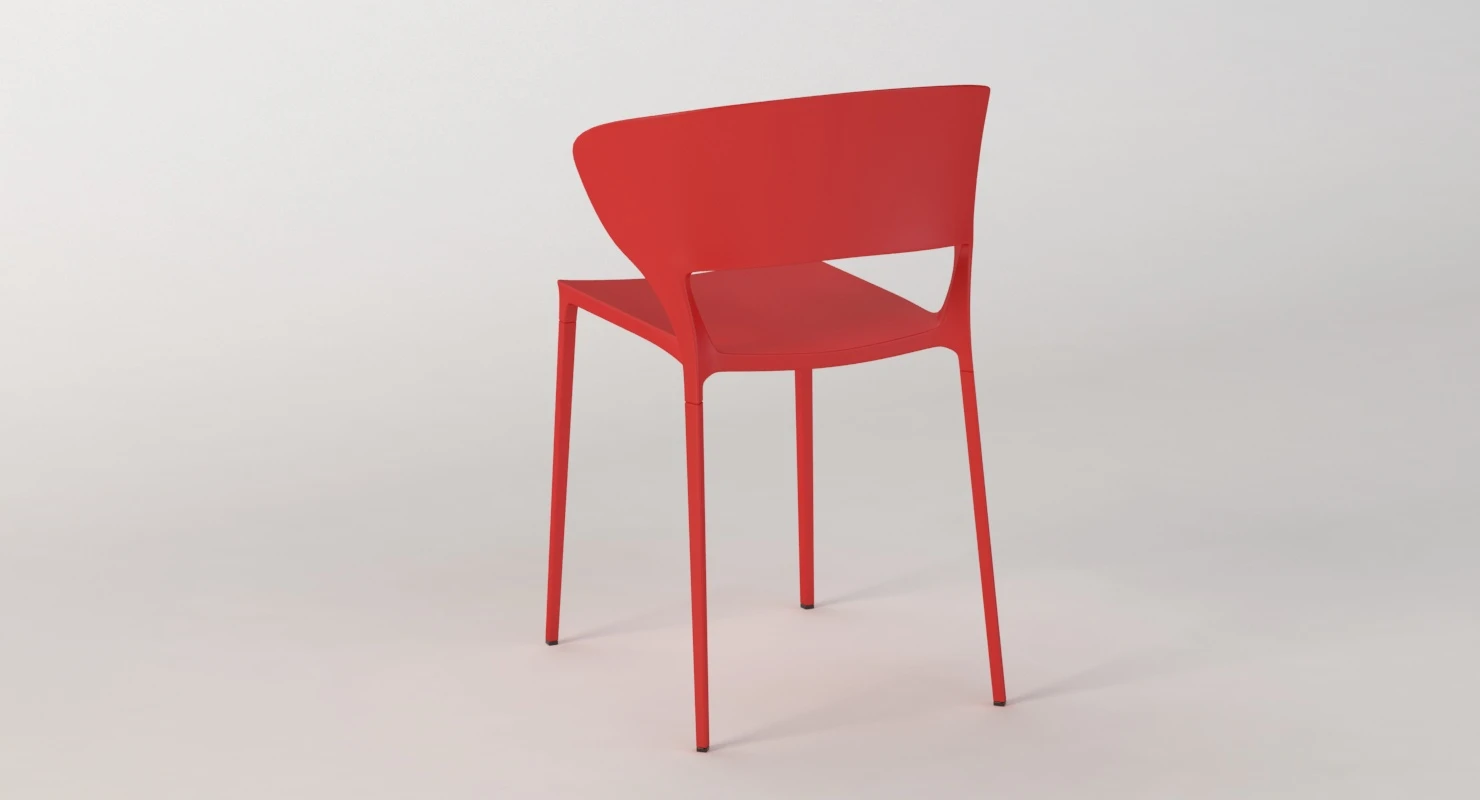 Desalto Koki Stacking Chair 3D Model_05