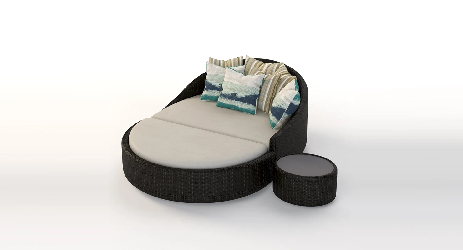 Eclipse Relaxer Outdoor Sofa 3D Model_01