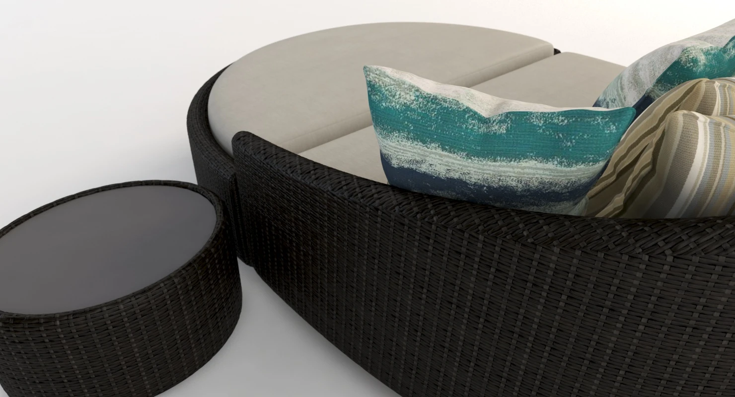 Eclipse Relaxer Outdoor Sofa 3D Model_03