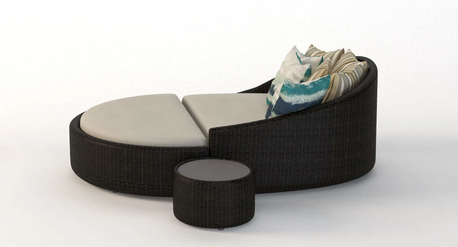 Eclipse Relaxer Outdoor Sofa 3D Model_09
