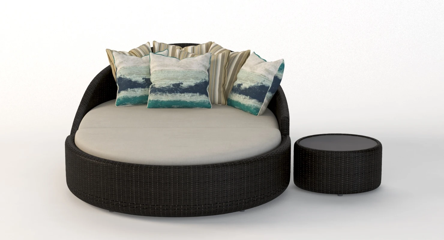 Eclipse Relaxer Outdoor Sofa 3D Model_04