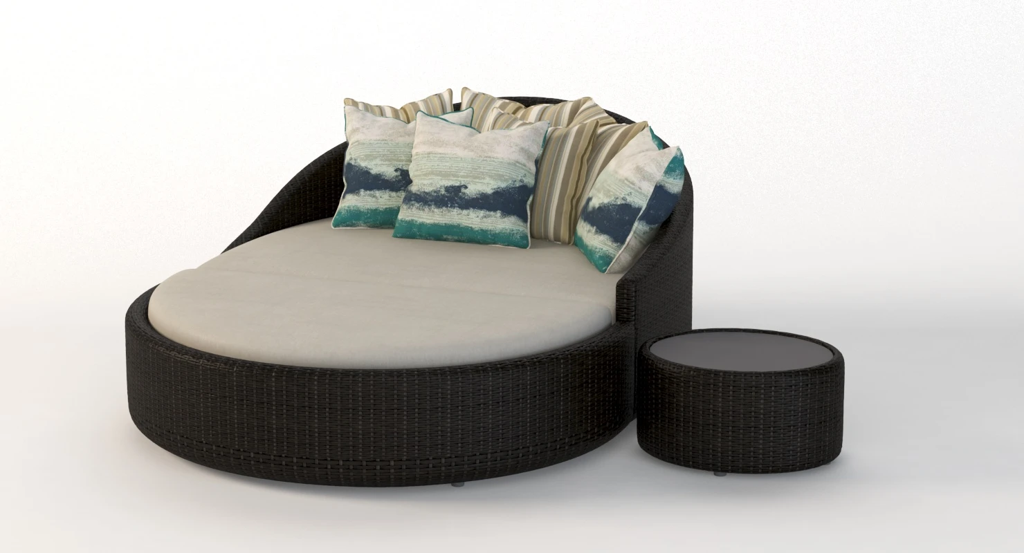 Eclipse Relaxer Outdoor Sofa 3D Model_010