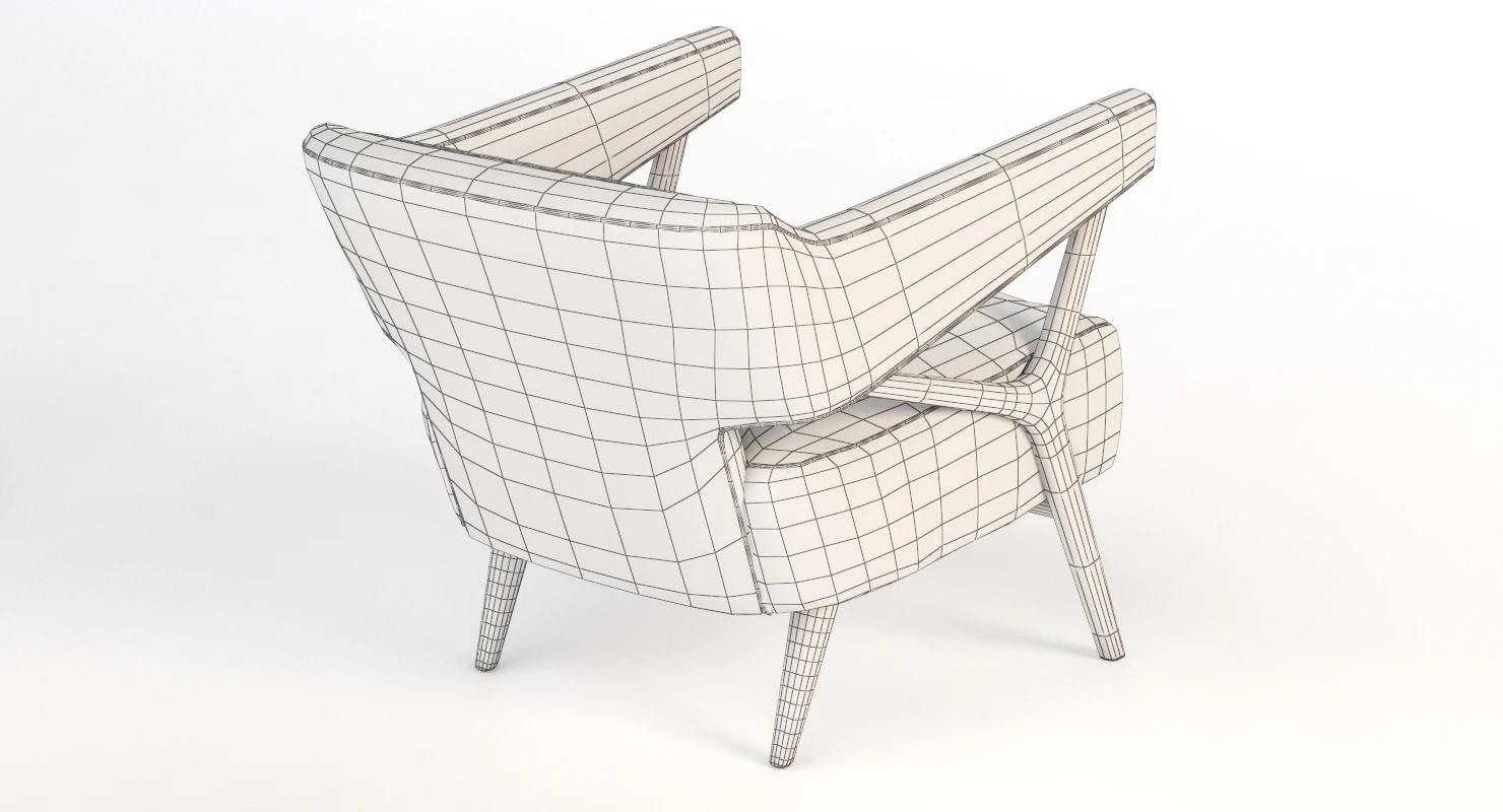 EcoFirstArt Will Club Chair 3D Model_011