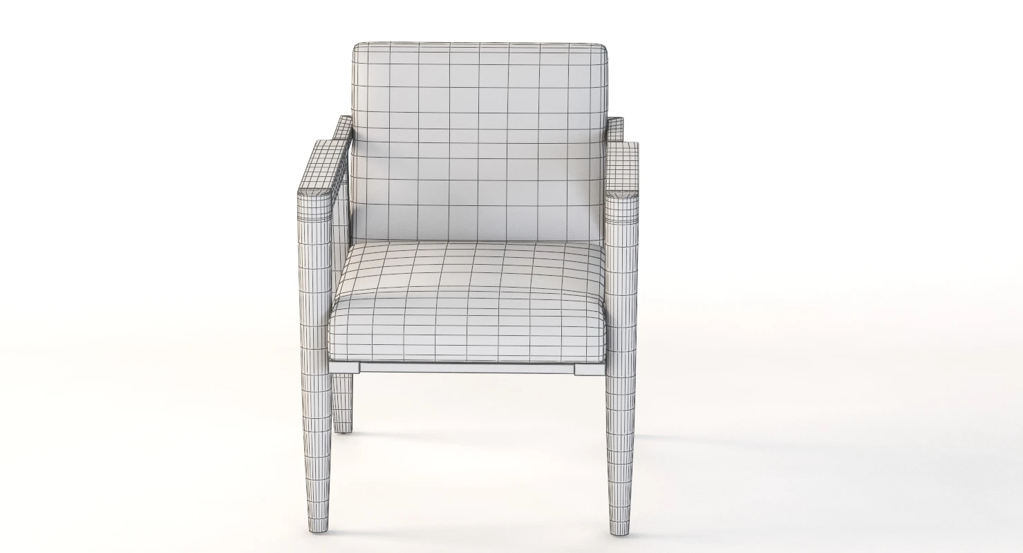 Fillmore Occasional Armchair 3D Model_010