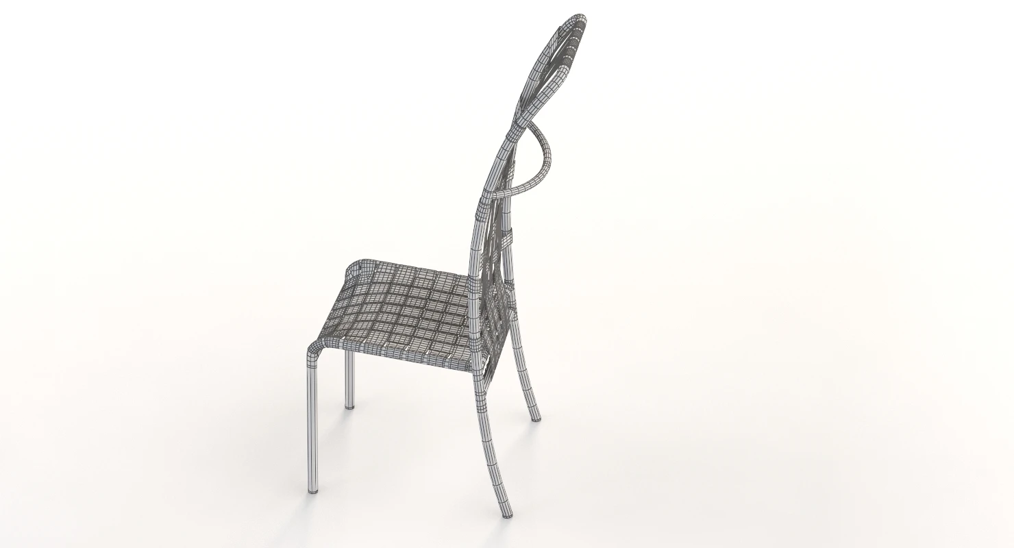 Gervasoni Inout 855 High Back Aluminium Chair 3D Model_011